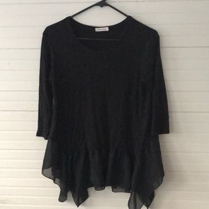 Black soft shirt